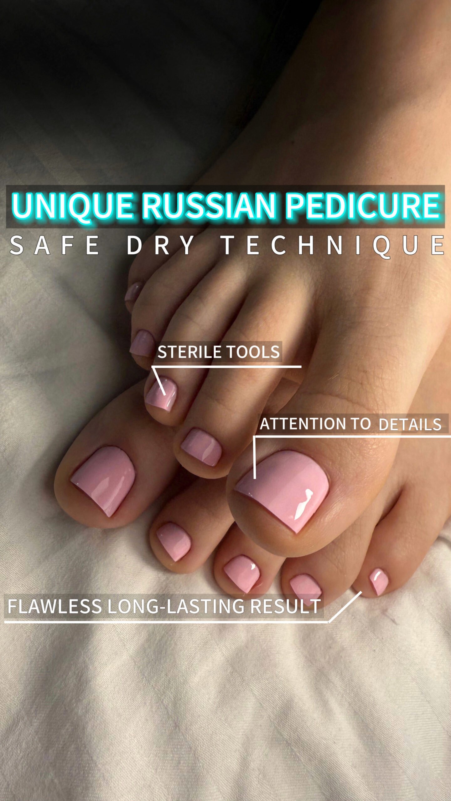 Russian manicure and pedicure at de Payolle Orlando